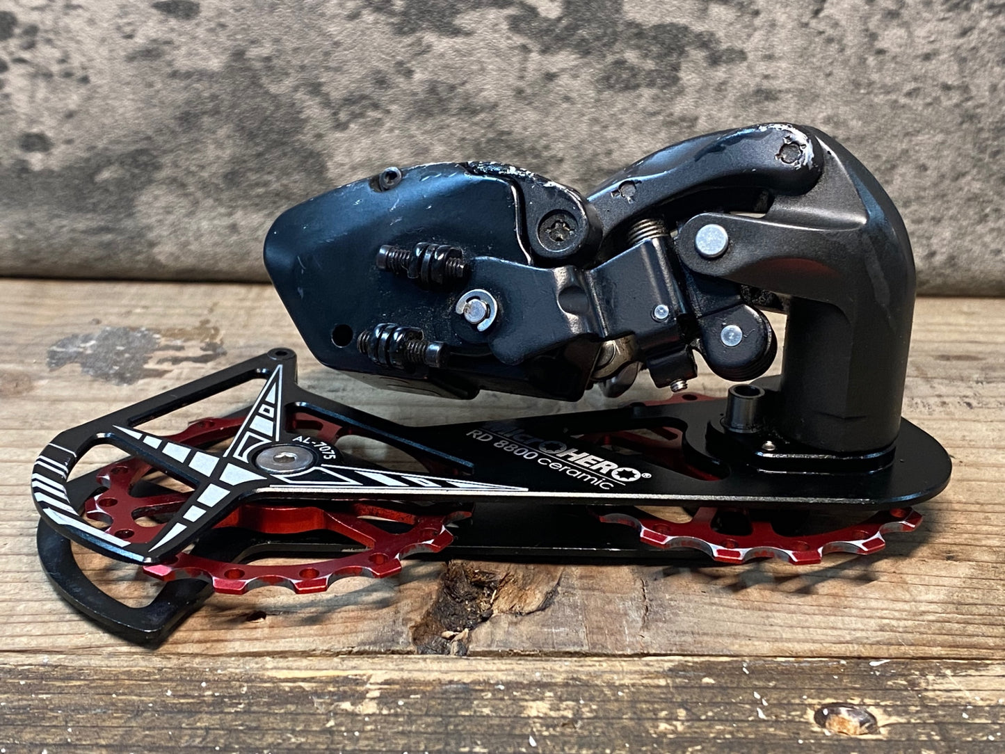 IQ646 シマノ SHIMANO アルテグラ ULTEGRA RD-6770 電動 Di2 リアディレイラー 10S プーリーケージ社外品