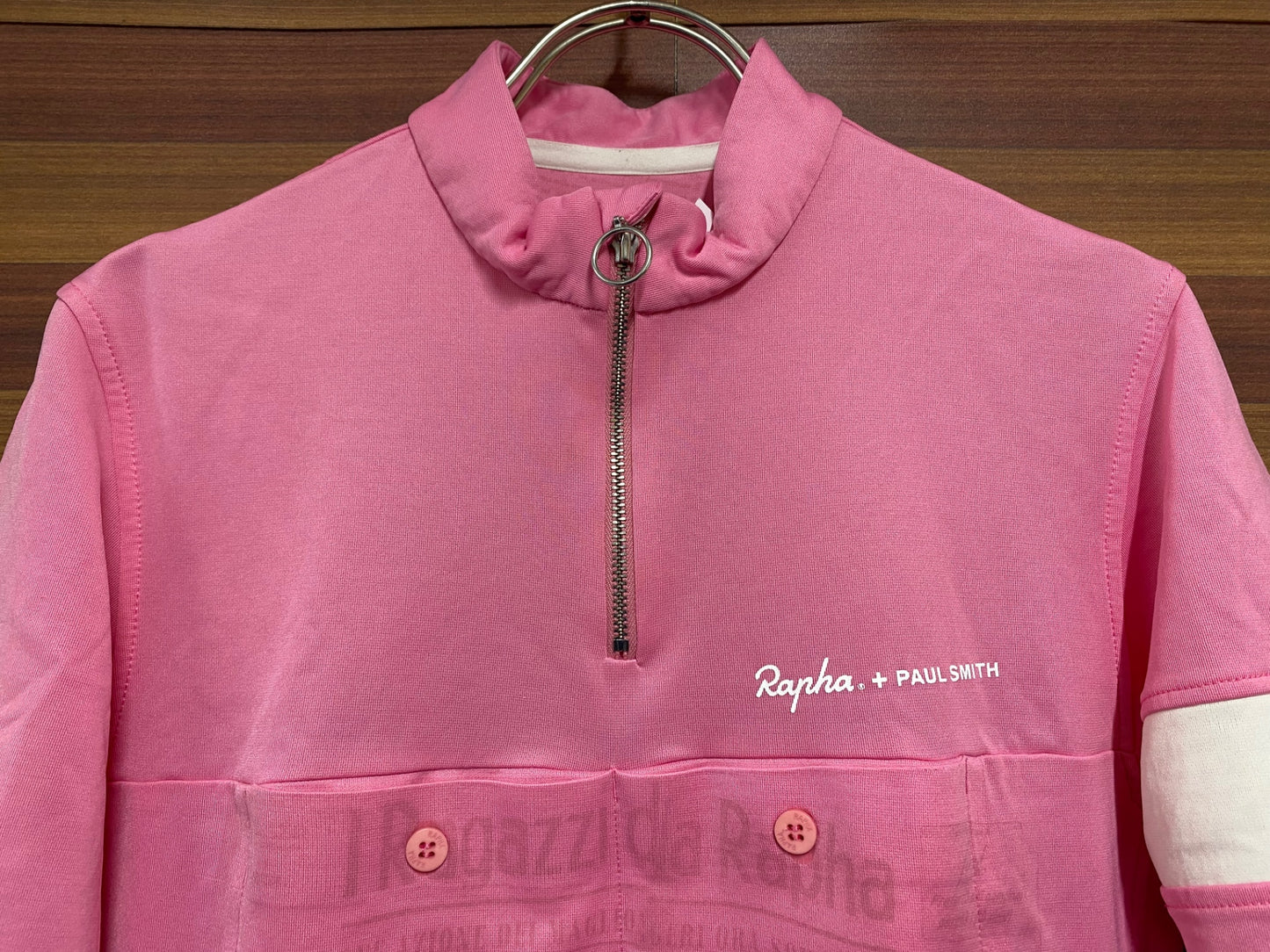 IQ360 ラファ Rapha Paul Smith CITY RIDING JERSEY 半袖サイクルジャージ ピンク S