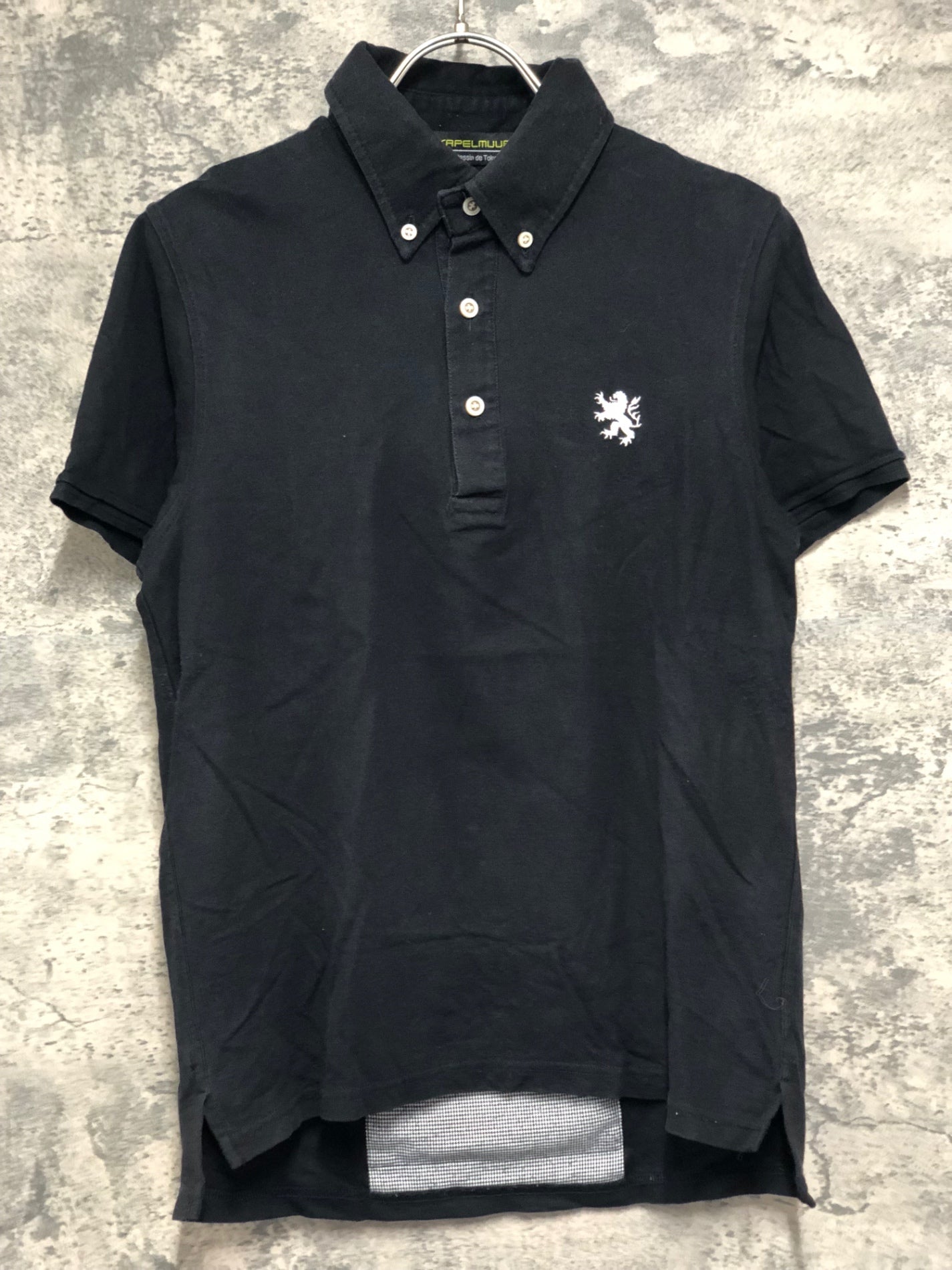 IX288 カペルミュール KAPELMUUR 半袖 ポロシャツ 黒 M