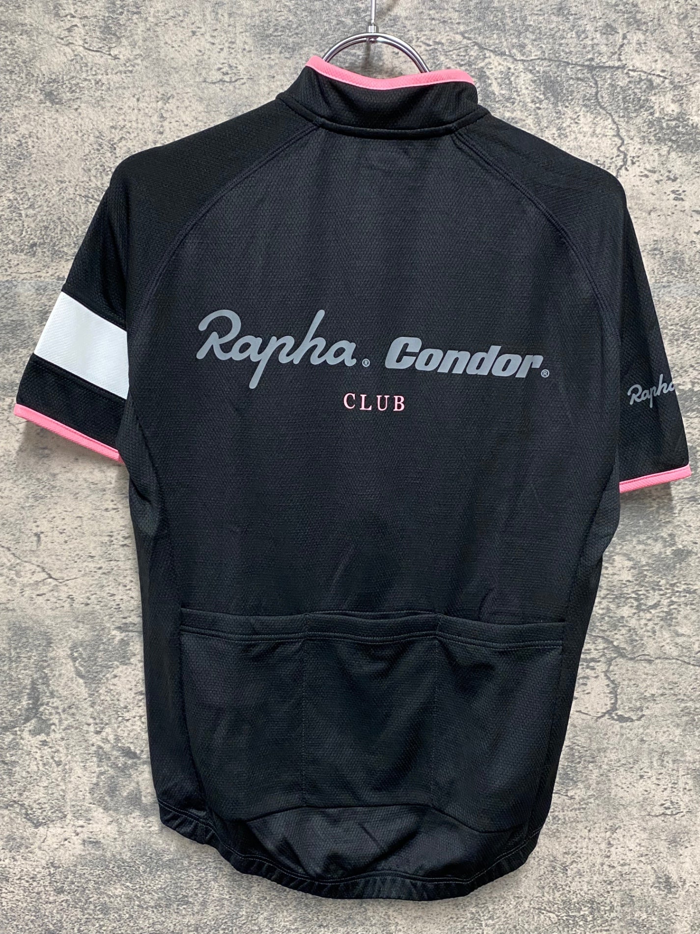 IY155 ラファ Rapha Condor 半袖 サイクルジャージ S ブラック