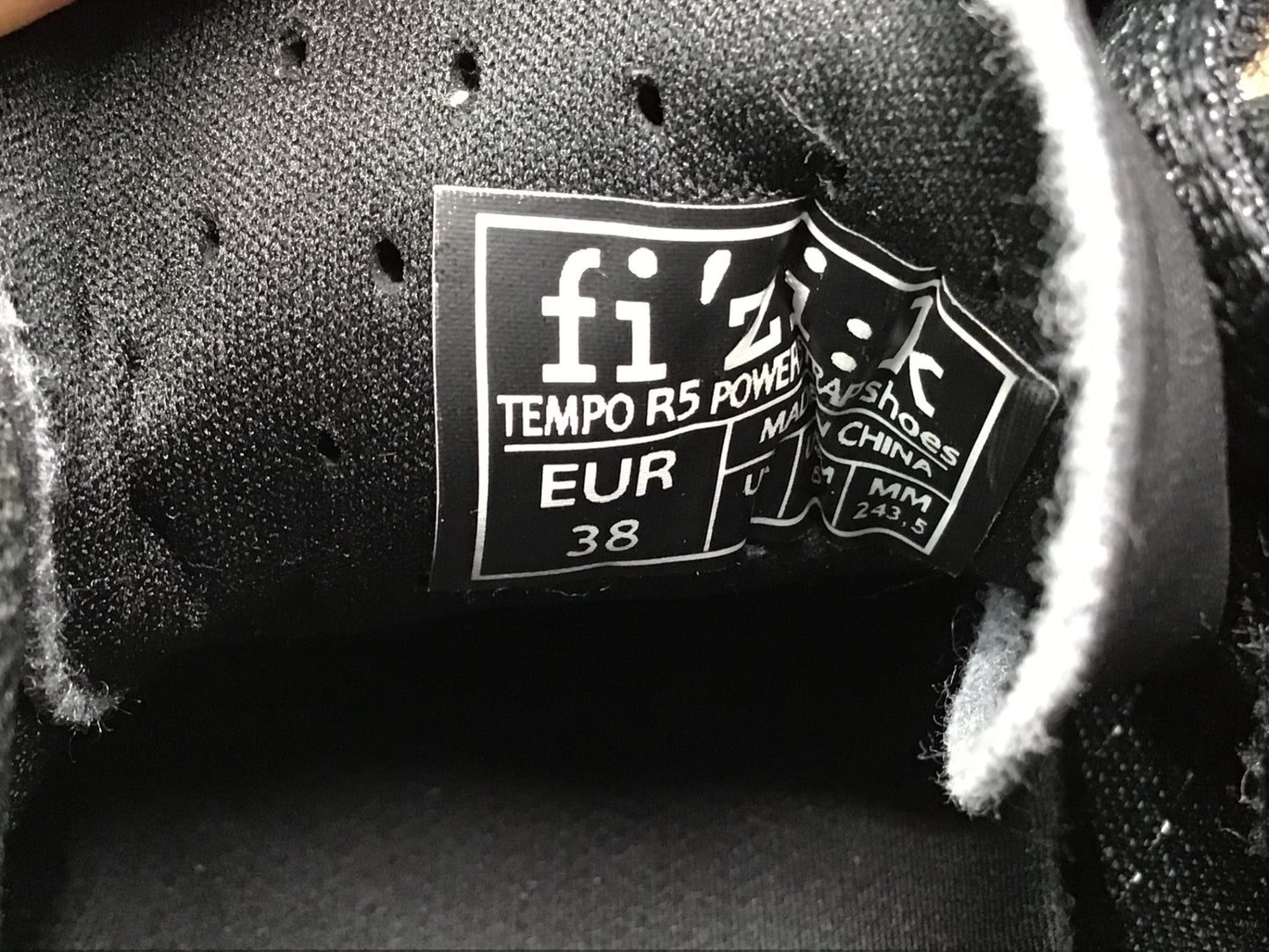 IJ960 フィジーク fizik テンポ TEMPO R5 POWERSTRAP SHOES ビンディングシューズ SPD-SL 白 ER38