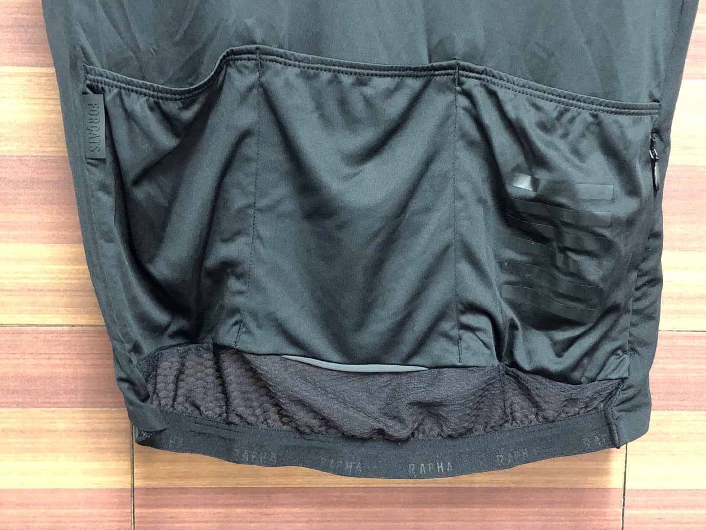 IN357 ラファ RAPHA PRO TEAM FLY WEIGHT JERSEY サイクルジャージ 半袖 黒 S