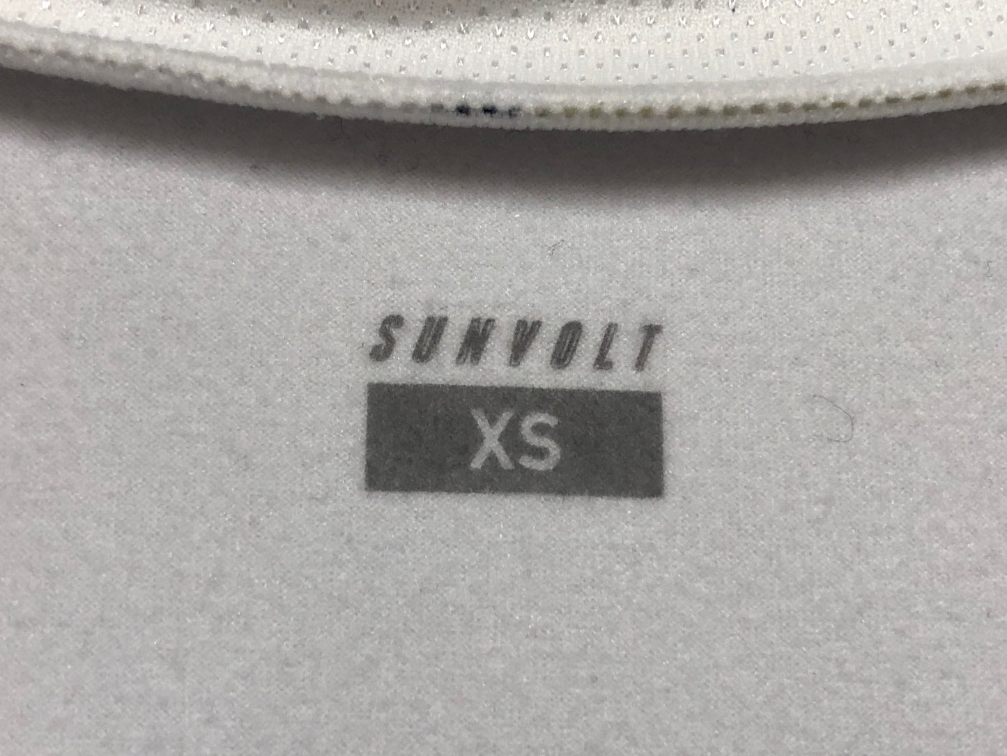 IQ822 サンボルト SUNVOLT 長袖 サイクルジャージ 白 XS 裏起毛