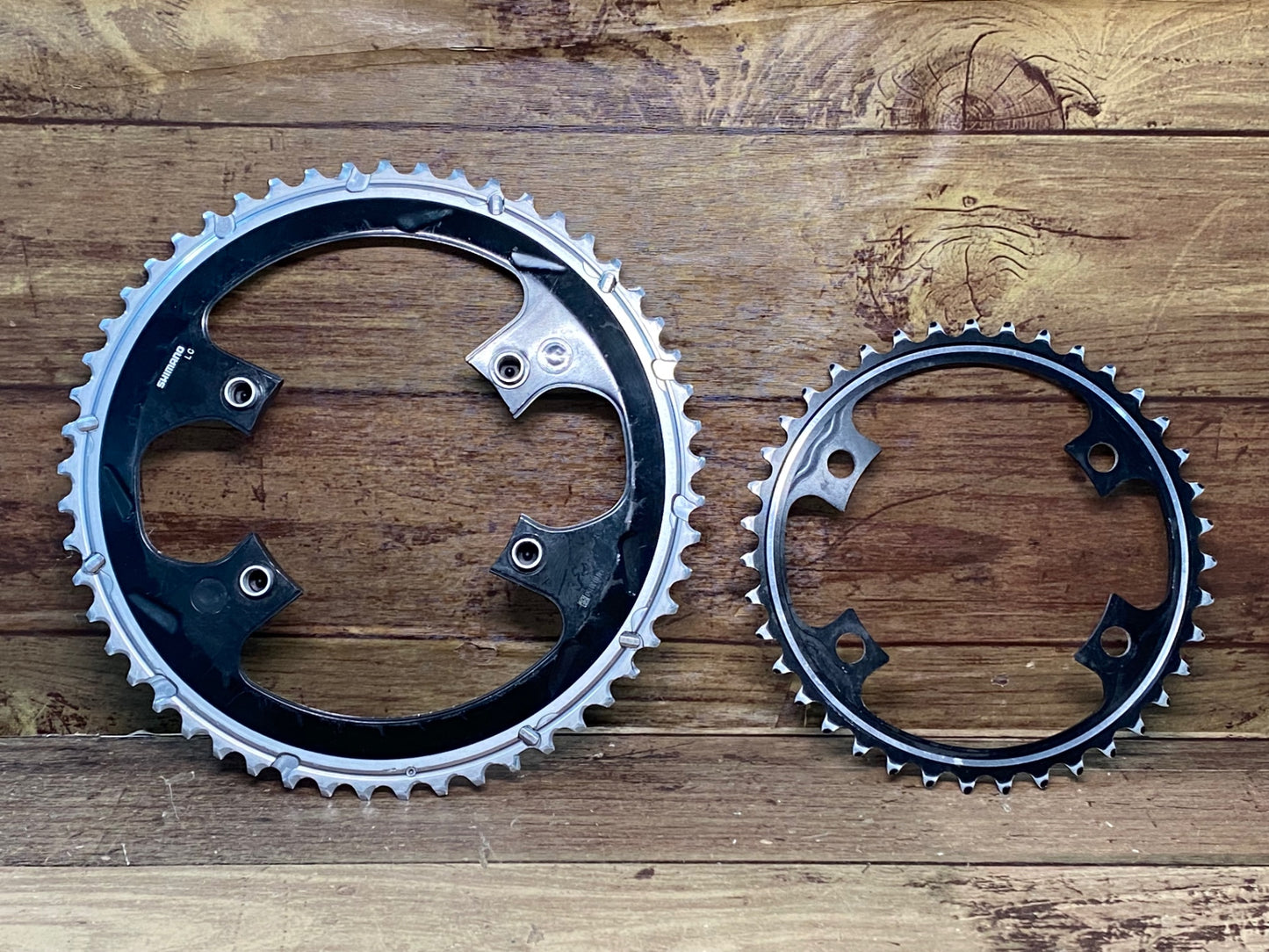 HS703 シマノ SHIMANO デュラエース DURA ACE FC-9000 チェーンリング セット 53/39T