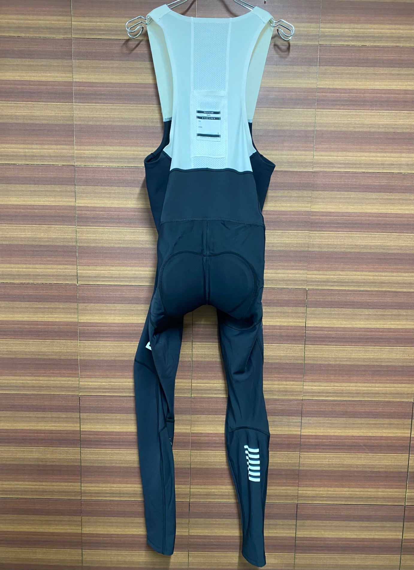 IF909 ラファ Rapha プロチームウィンタータイツウィズパッド PRO TEAM WINTER TIGHTS WITH PAD 2 L 黒 裏起毛 ※動物毛付着 毛玉あり