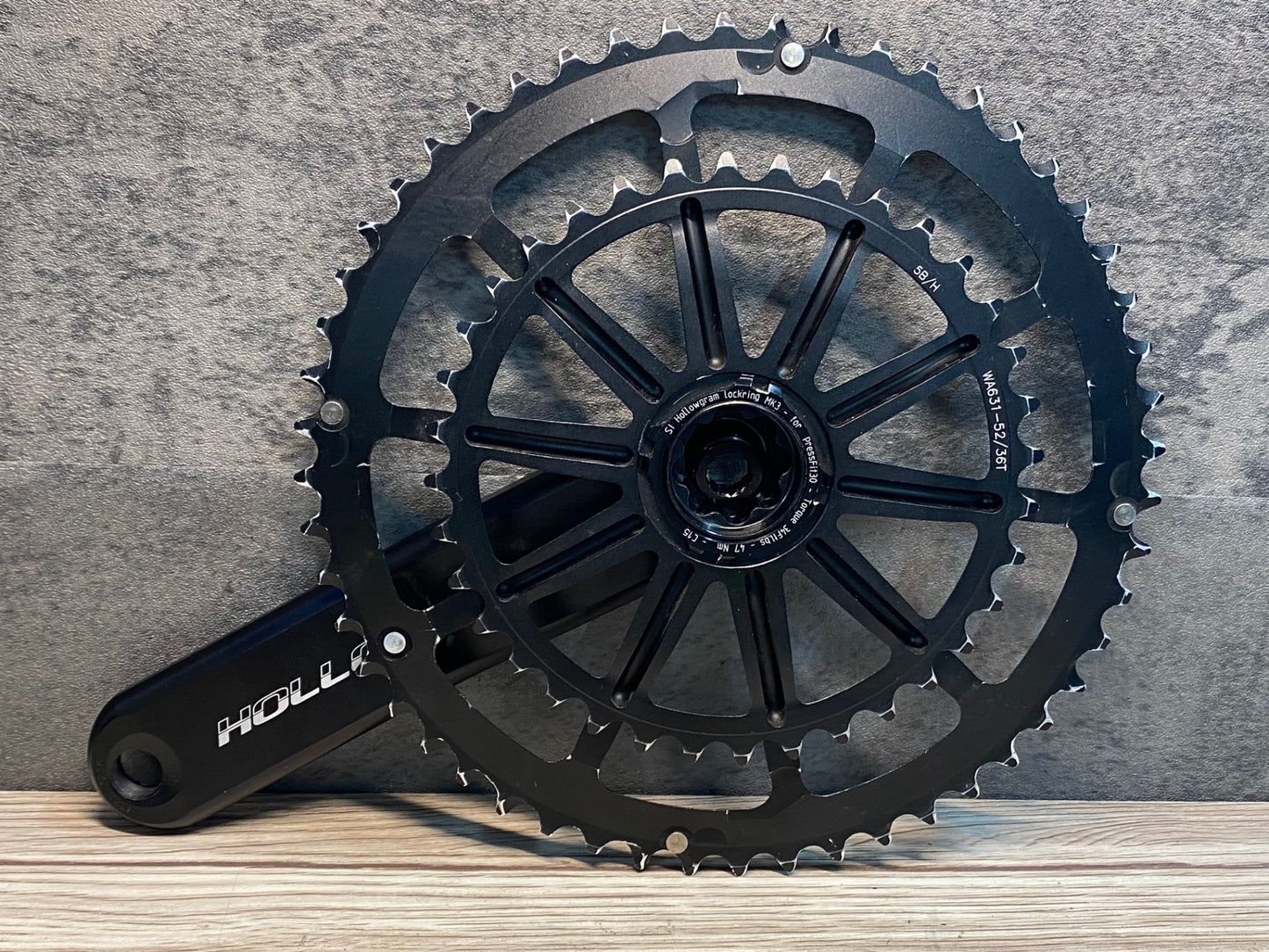 IU991 キャノンデール CANNONDALE HOLLOWGRAM SISL2 右 クランク 172.5mm 52/36T