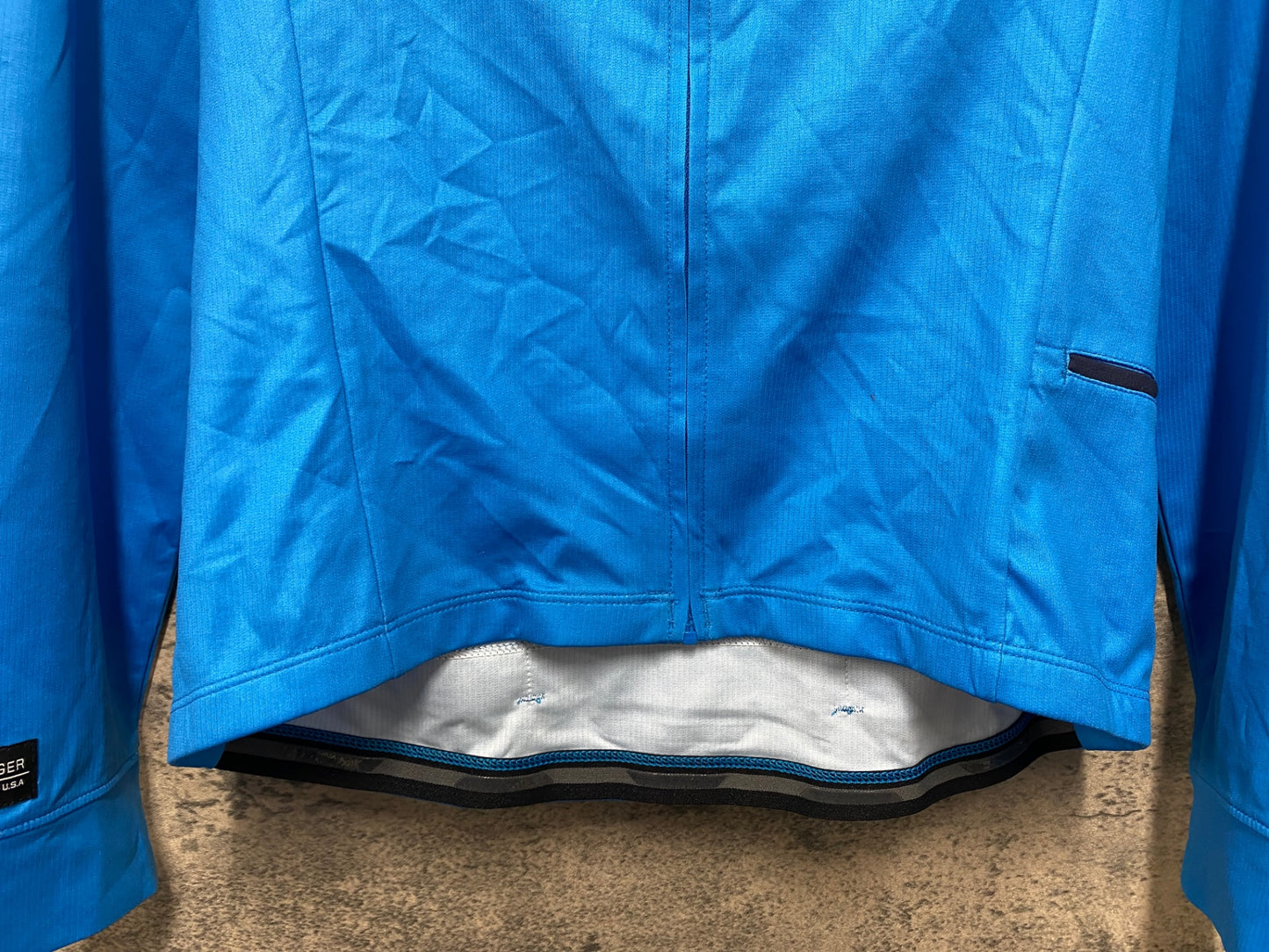 IT491 ボントレガー BONTRAGER 長袖 サイクルジャージ 水色 ドット M