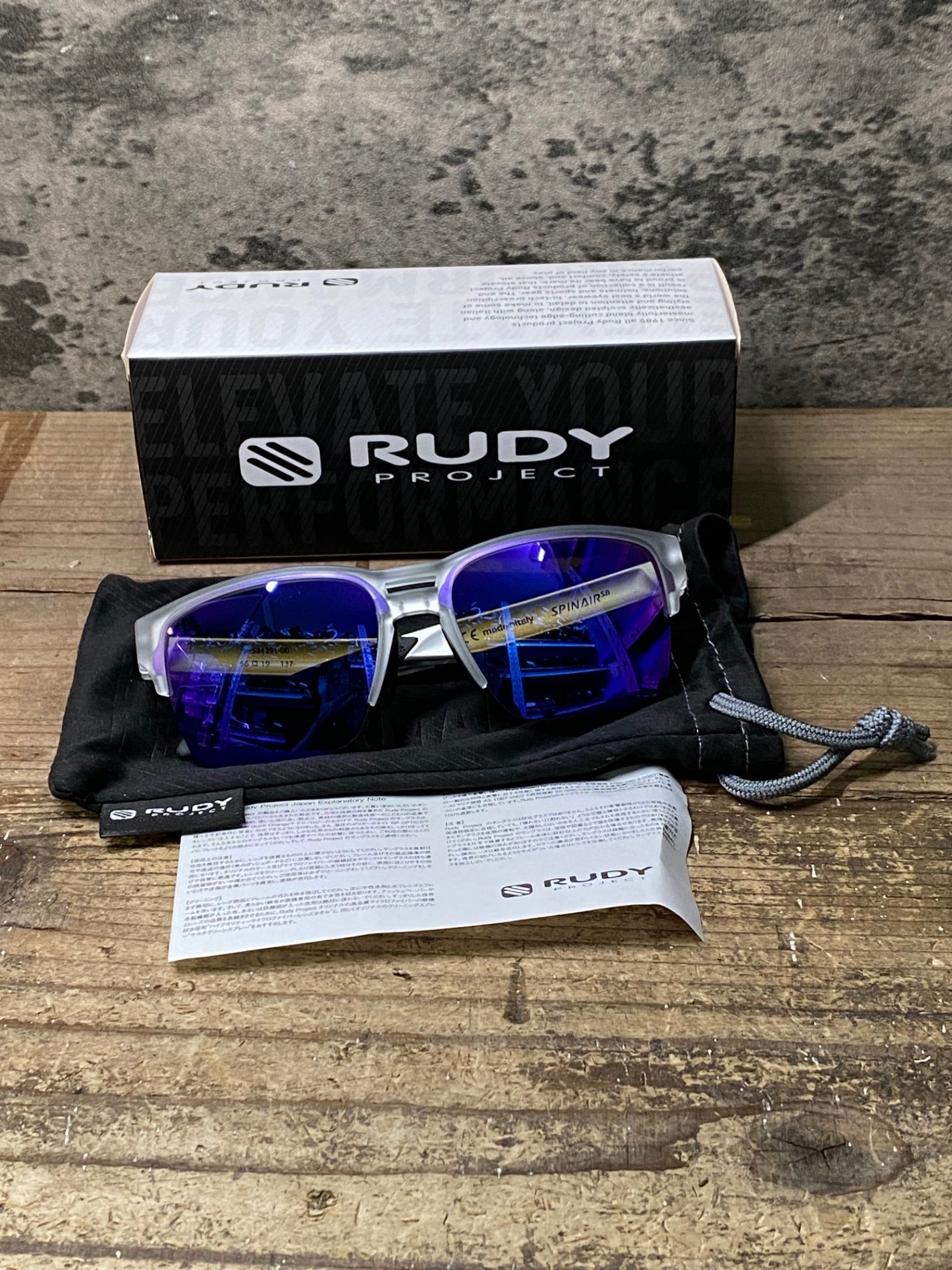 IZ589 ルディプロジェクト RUDY PROJECT SPINAIR 58 アイウェア サングラス クリア