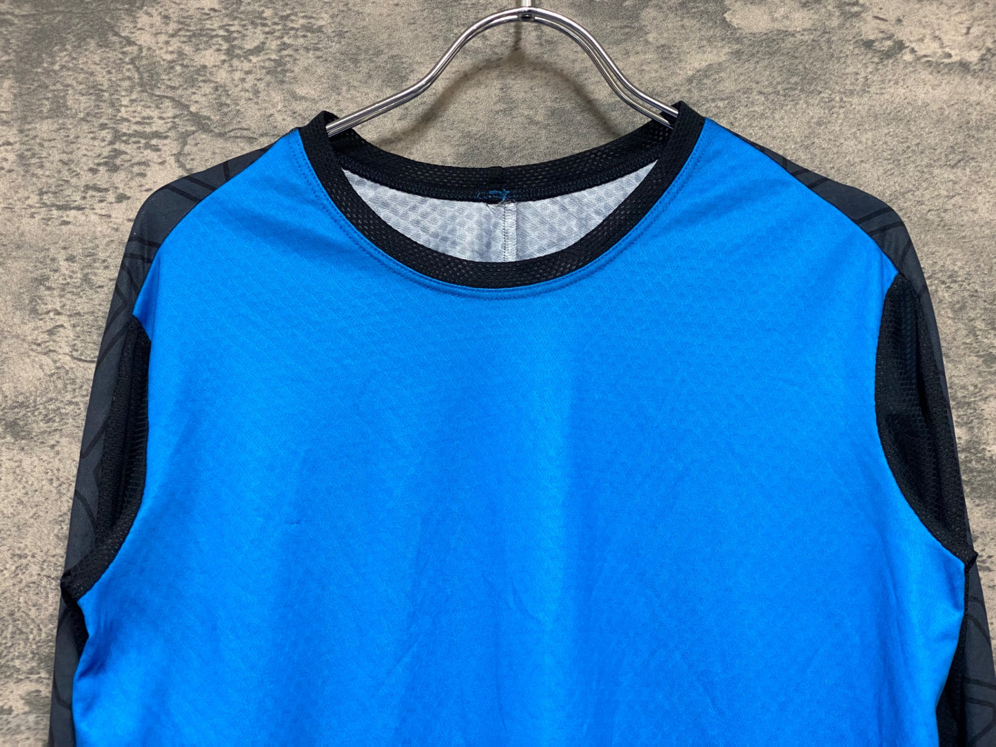 JB905 アソス ASSOS EXPLORER OFFROAD TRAIL 長袖 サイクルシャツ 青 黒 ※サイズ不明