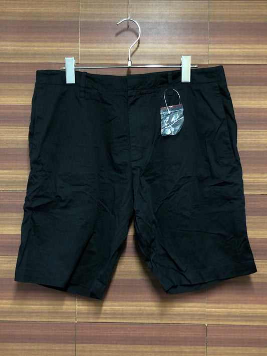 IO136 ラファ Rapha COTTON SHORTS サイクルパンツ 黒 32W