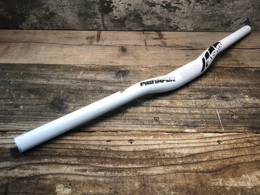 IT988 ANSWER PROTAPER 720AM アルミ フラットバー 白 Φ31.8 620mm ※カット済み