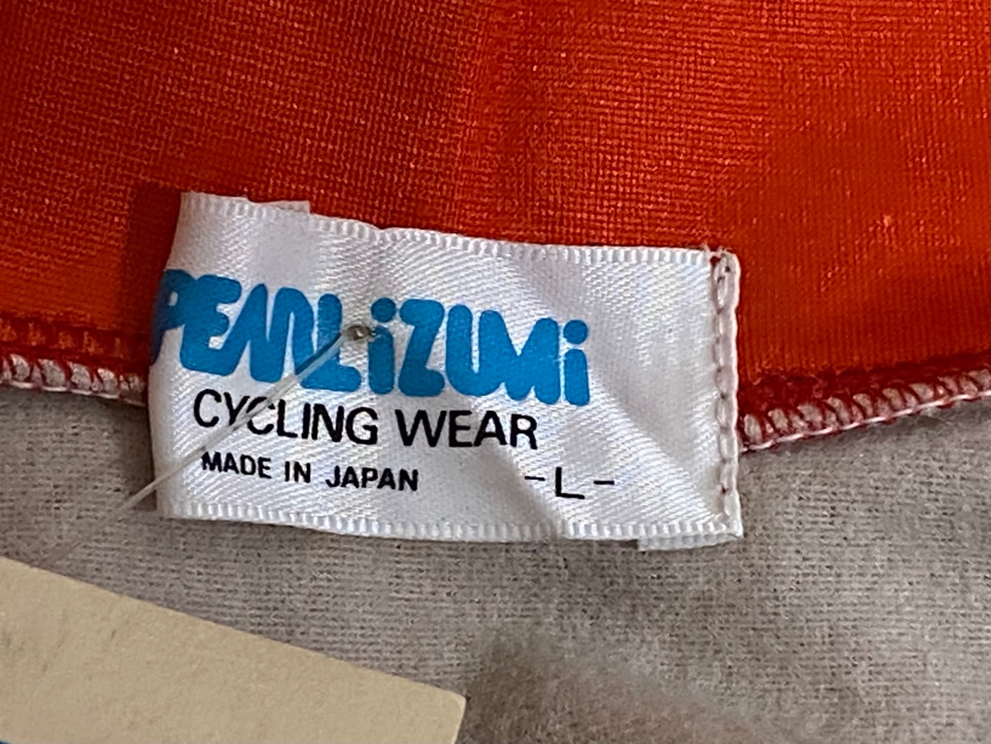 IB521 パールイズミ PEARL iZUMi 長袖 サイクルジャージ ハーフジップ 赤 L ビンテージ 未使用