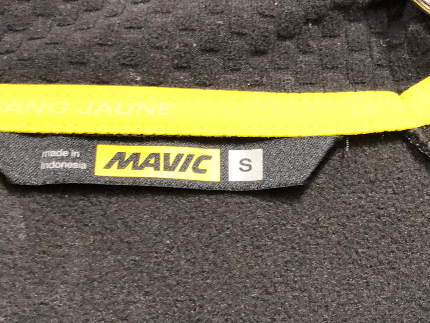 IM973 マヴィック MAVIC 長袖 サイクルジャケット 黒 S 裏起毛