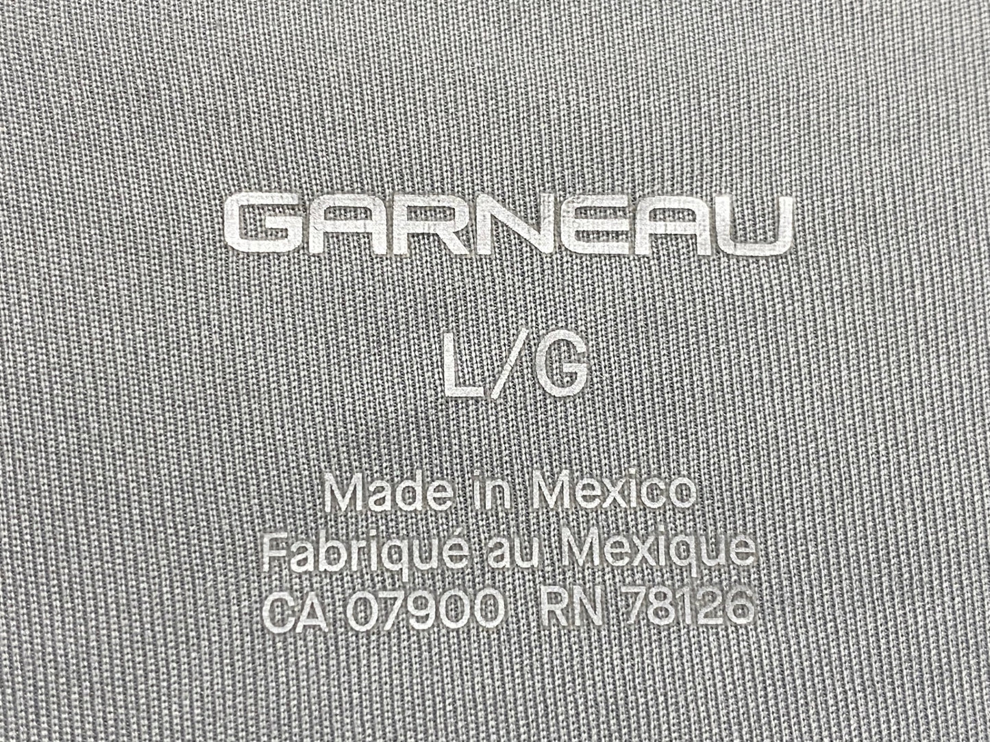 IZ965 GARNEAU 長袖 サイクルジャージ グレー オレンジ L/G