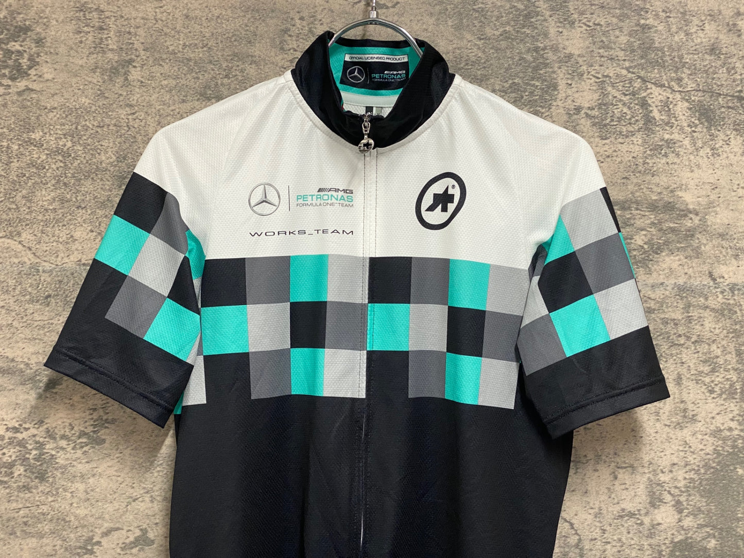 IZ625 アソス assos WORKS TEAM SS JERSEY 半袖サイクルジャージ 白 S