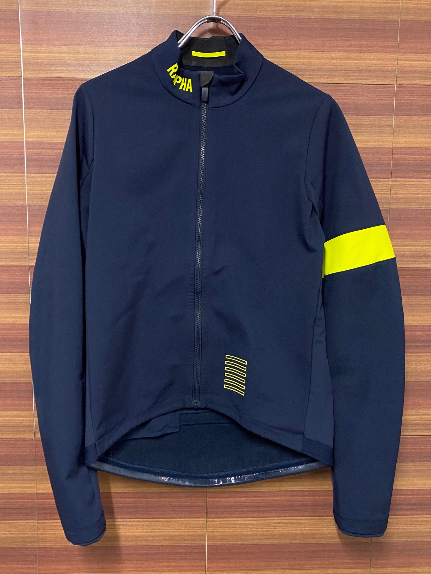 IS676 ラファ RAPHA PRO TEAM TRAINING JACKET 長袖 サイクルジャージ 黒 L
