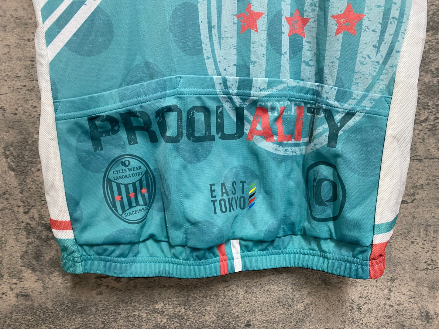 IQ037 パールイズミ Pearlizumi 半袖 サイクルジャージ XL 総柄