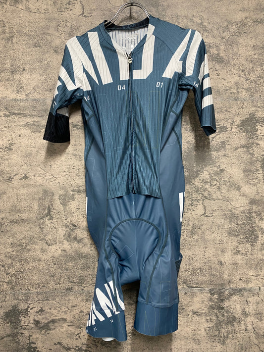 IS806 パンダーニ PANDANI 半袖 セパレート ワンピース サイクルジャージ 水色 M