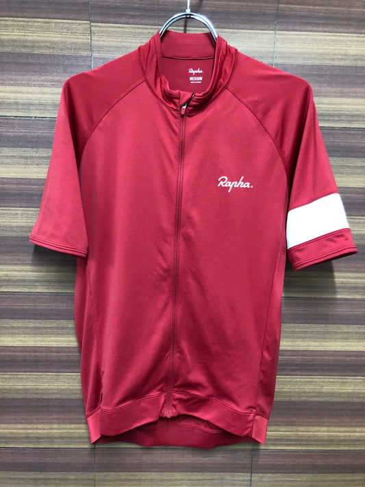 IP348 ラファ Rapha CORE JERSEY 半袖 サイクルジャージ 赤 M