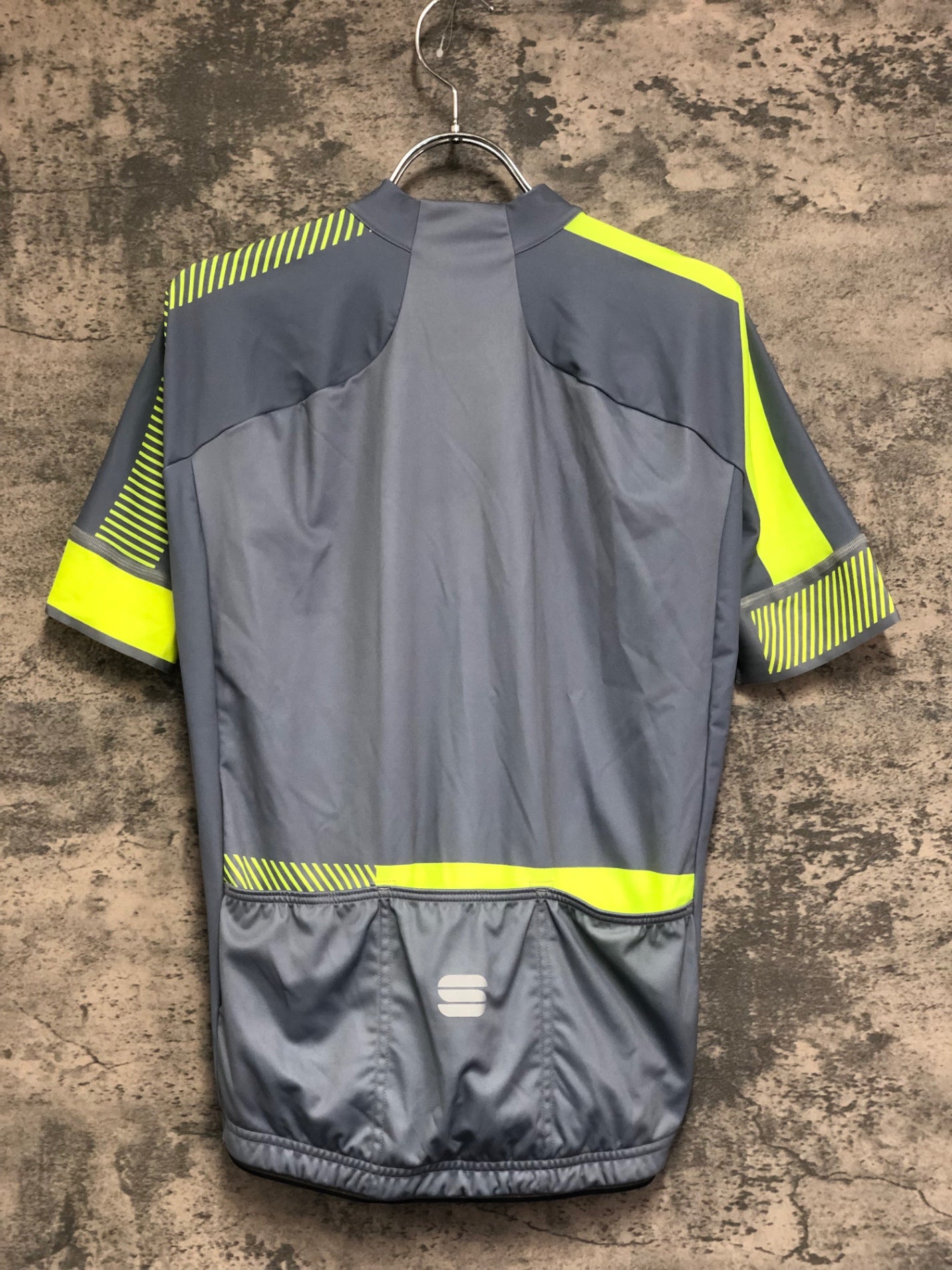 IW164 スポーツフル sportful 半袖 サイクルジャージ グレー M