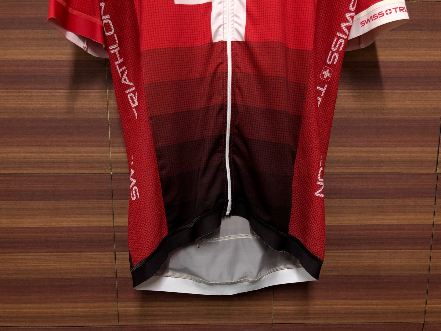 IU409 デサント DESCENTE 半袖 サイクルジャージ 赤 L