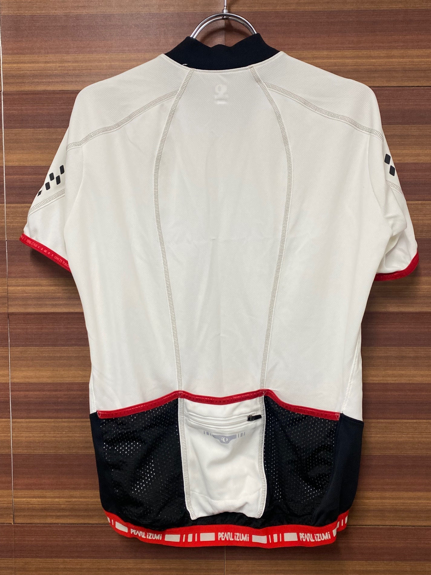 IS044 パールイズミ PEARL iZUMi 半袖 サイクルジャージ 白 M