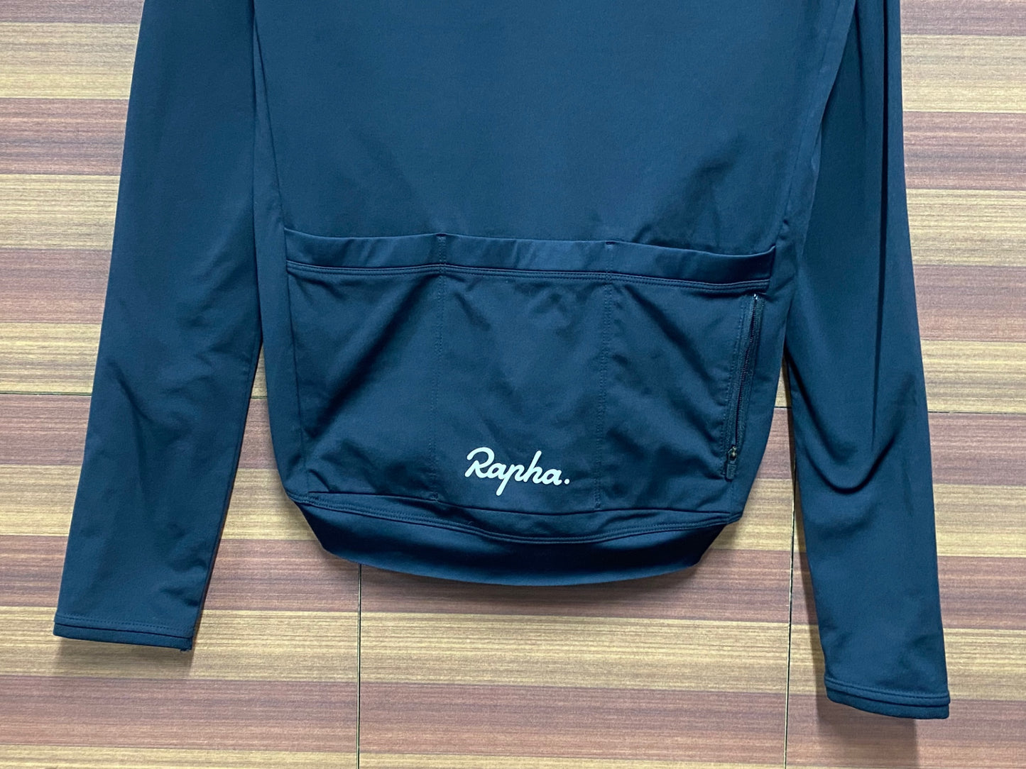 IN160 ラファ Rapha CORE LONG SLEEVE JERSEY 長袖 サイクルジャージ 黒 S 裏起毛