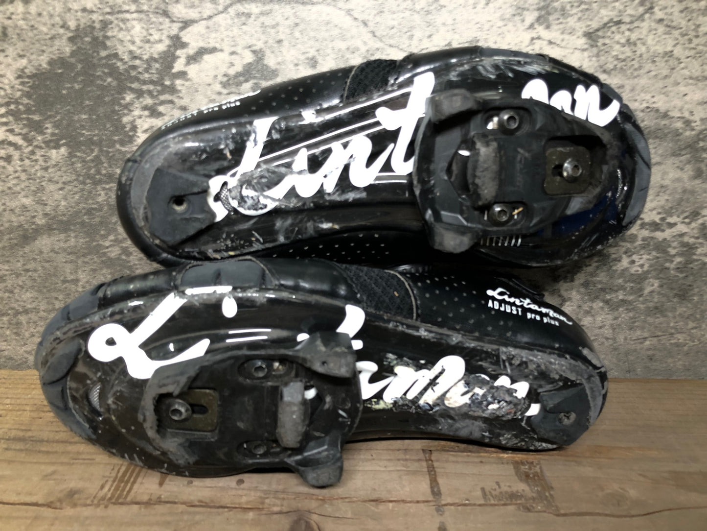 IJ963 リンタマン Lintaman ADJUST Pro plus ビンディングシューズ  SPD-SL 黒 EU39