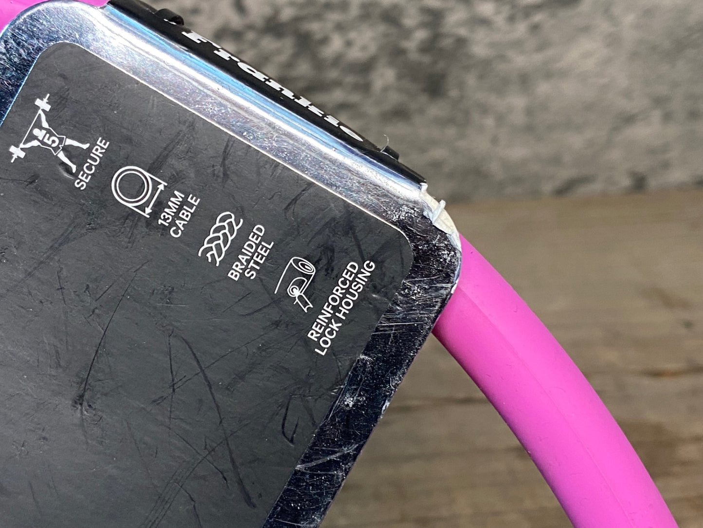 IL041 ノグ knog フランキー Frankie ケーブルロック 紫