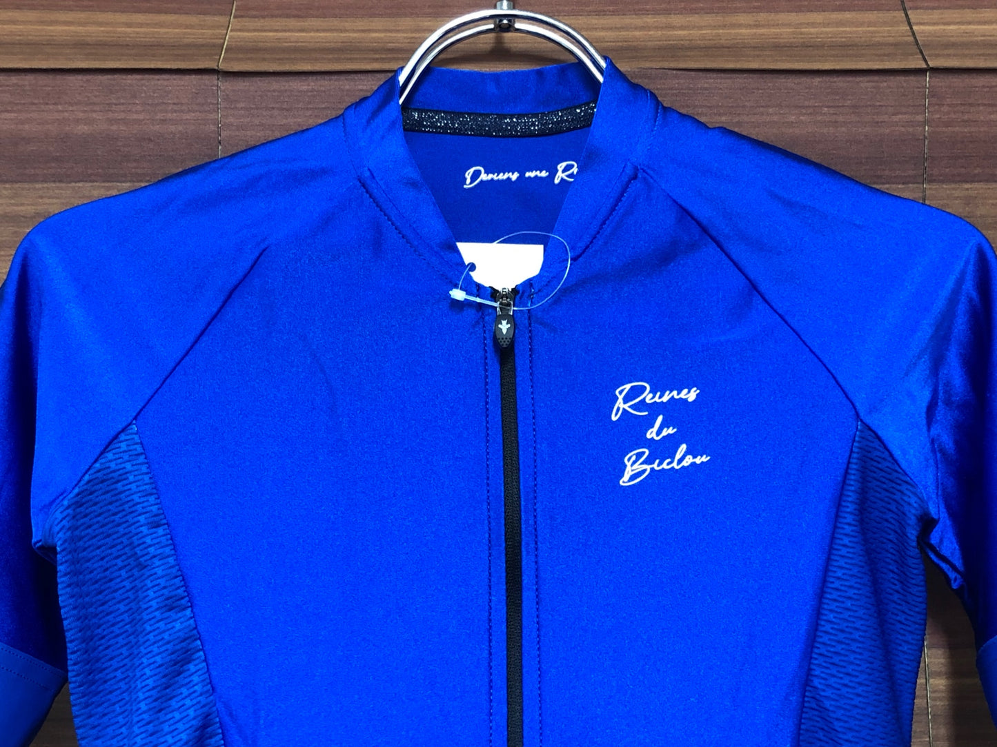 IR074 REINES 半袖 サイクルジャージ 青 レディース XS