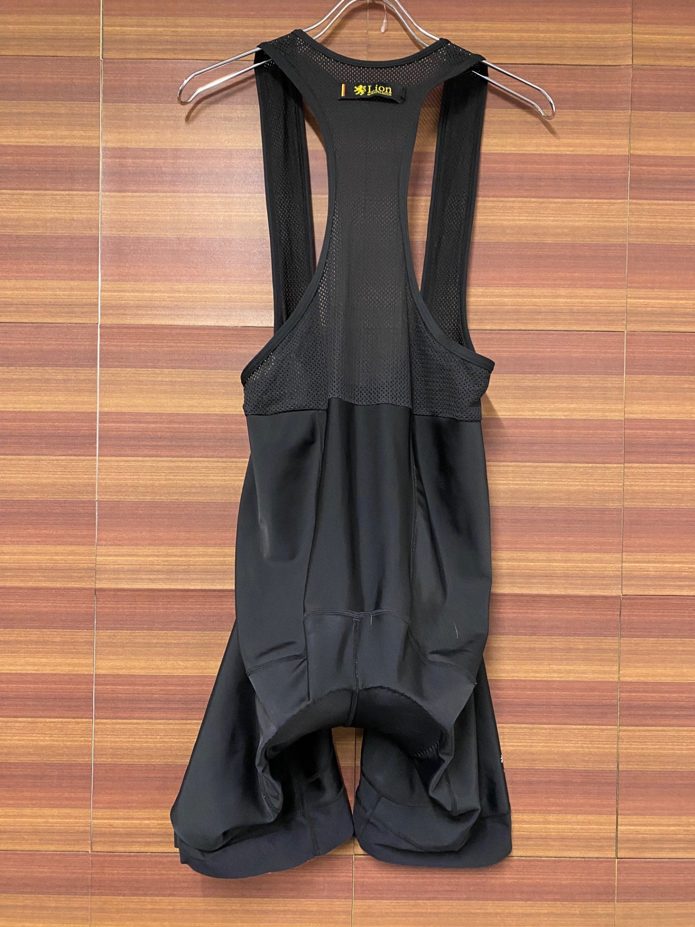 IM479 リオンドカペルミュール Lion de KAPELMUUR ビブショーツ 黒 XL ※肩ひもゴム伸び スレ