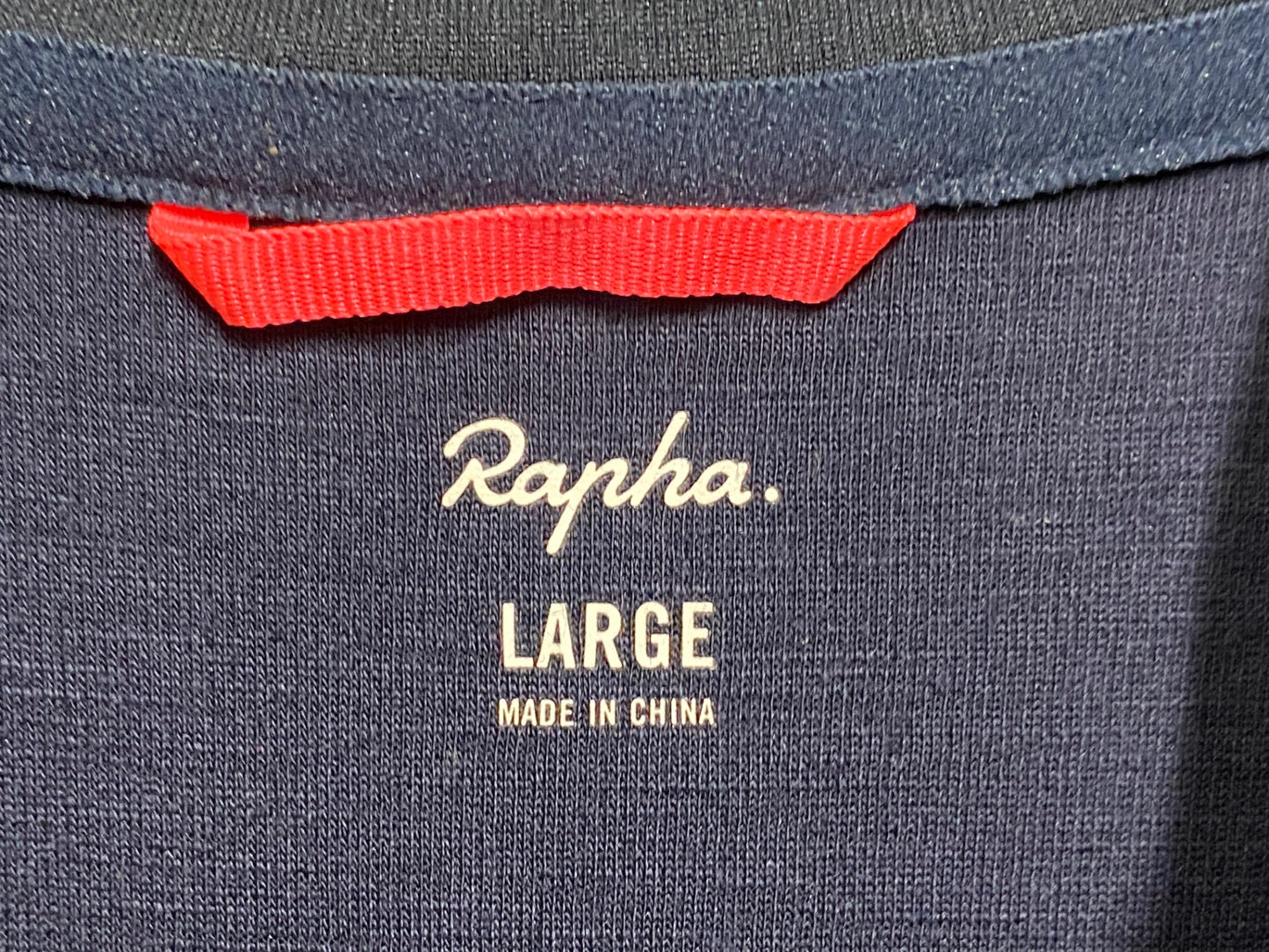 JB053 ラファ Rapha BREVET LONG SLEEVE JERSEY 長袖 サイクルジャージ 紺 L