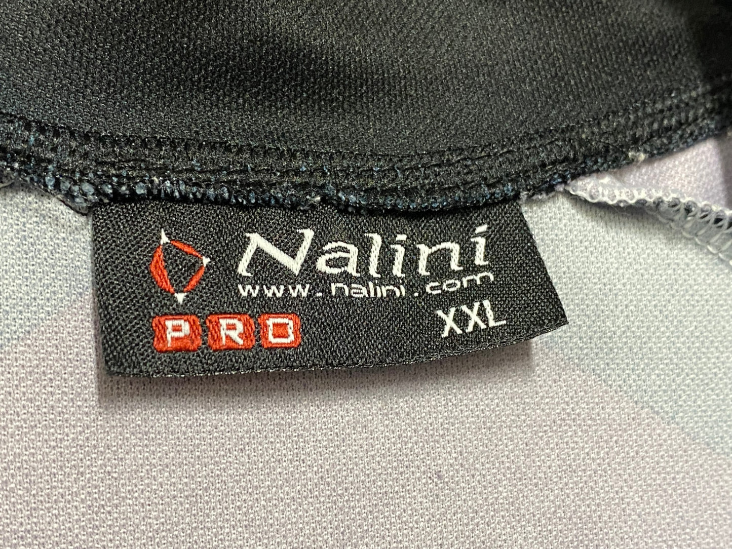 IE160 ナリーニ Nalini 半袖サイクルジャージ 白黒 XXL ほつれ