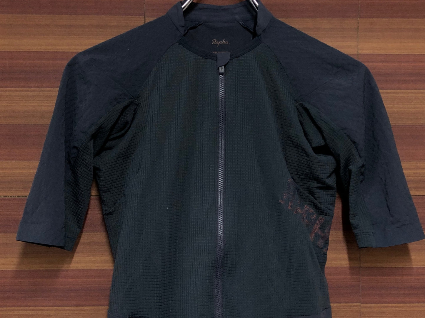 IL656 ラファ Rapha PRO TEAM GRAVEL JERSEY 半袖 サイクルジャージ ダークグリーン グレー S