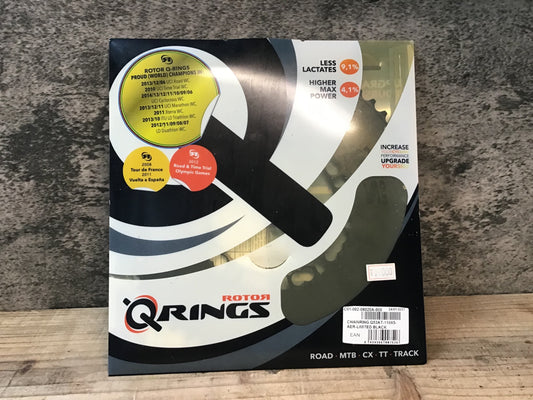 JA856 ローター ROTOR QRINGS アウター チェーンリング 53T BCD110 5アーム 楕円