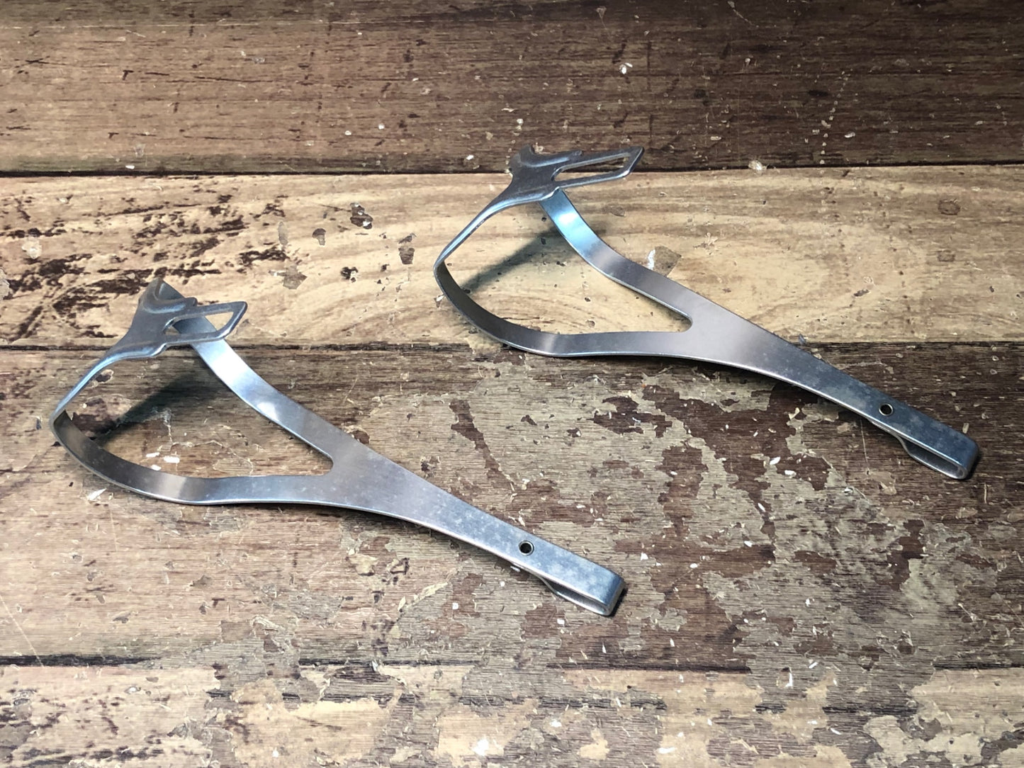 IJ945 カンパニョーロ Campagnolo Cレコード C RECORD トゥクリップ エアロペダルクリップ アルミ