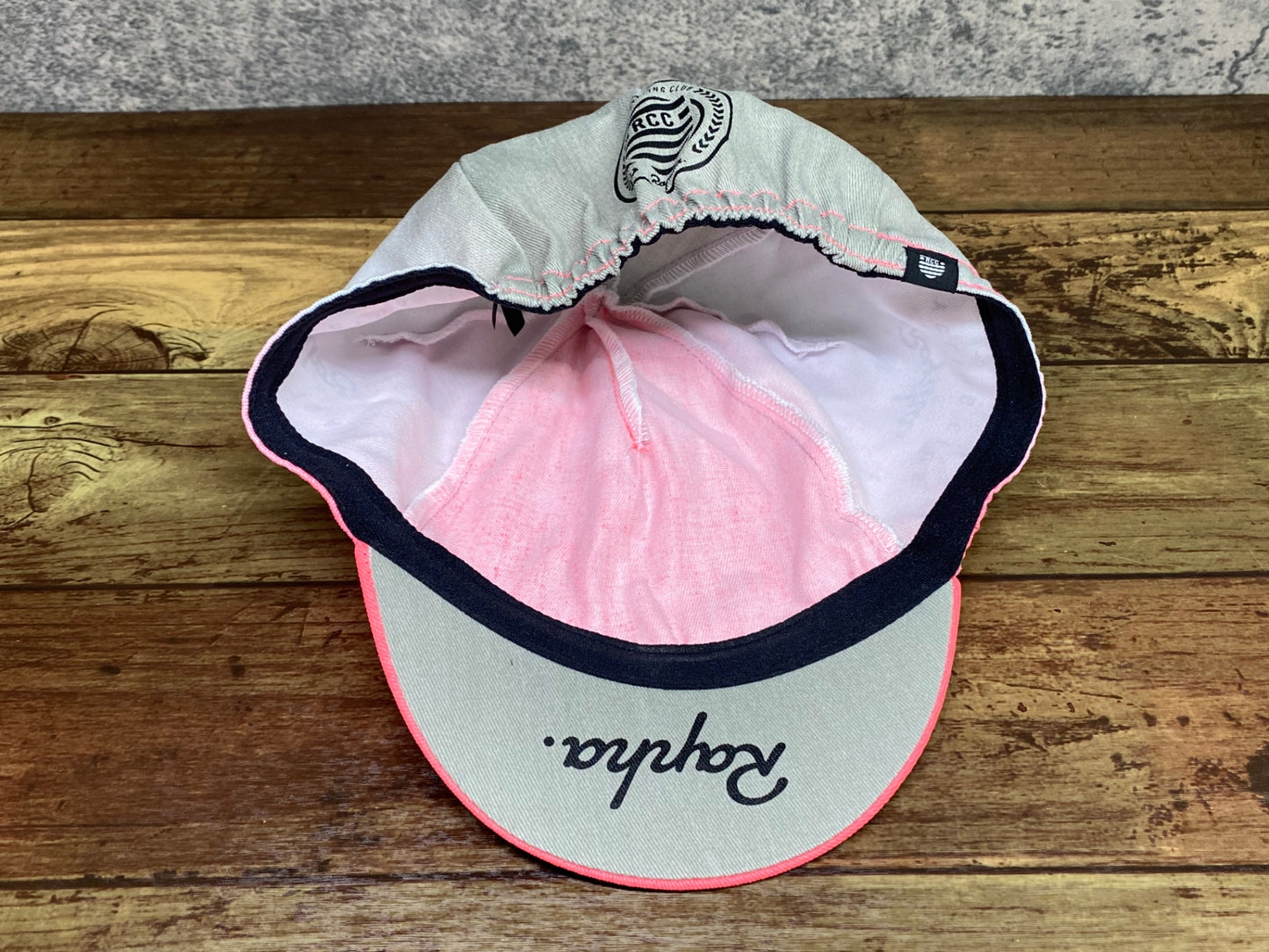 IO929 ラファ Rapha RCC MEMBERSHIP CAP サイクルキャップ ピンク グレー ワンサイズ