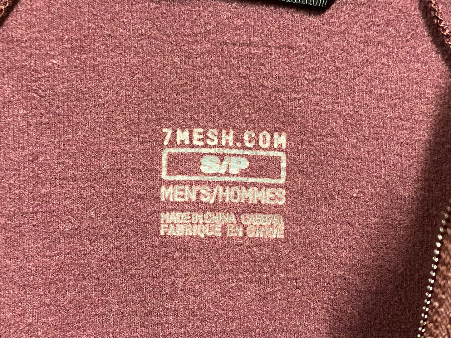 IT810 セブンメッシュ 7MESH 長袖 サイクルジャージ バーガンディ S 裏起毛