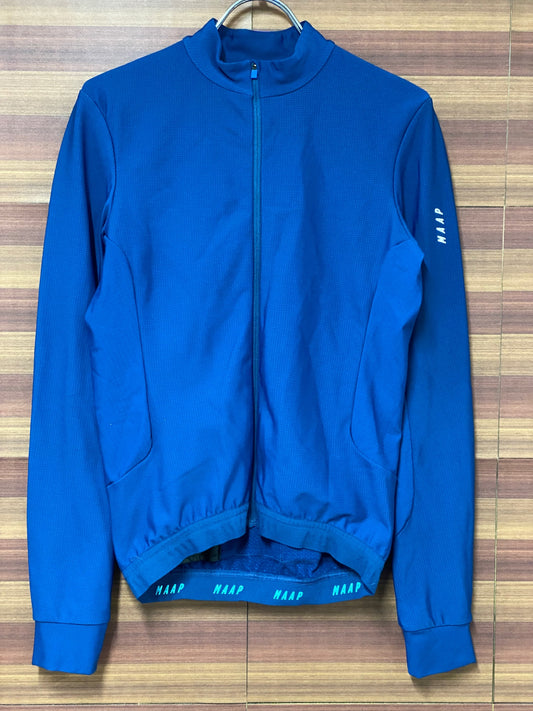 IM862 マープ MAAP 長袖 サイクルジャージ 裏起毛 L 紺