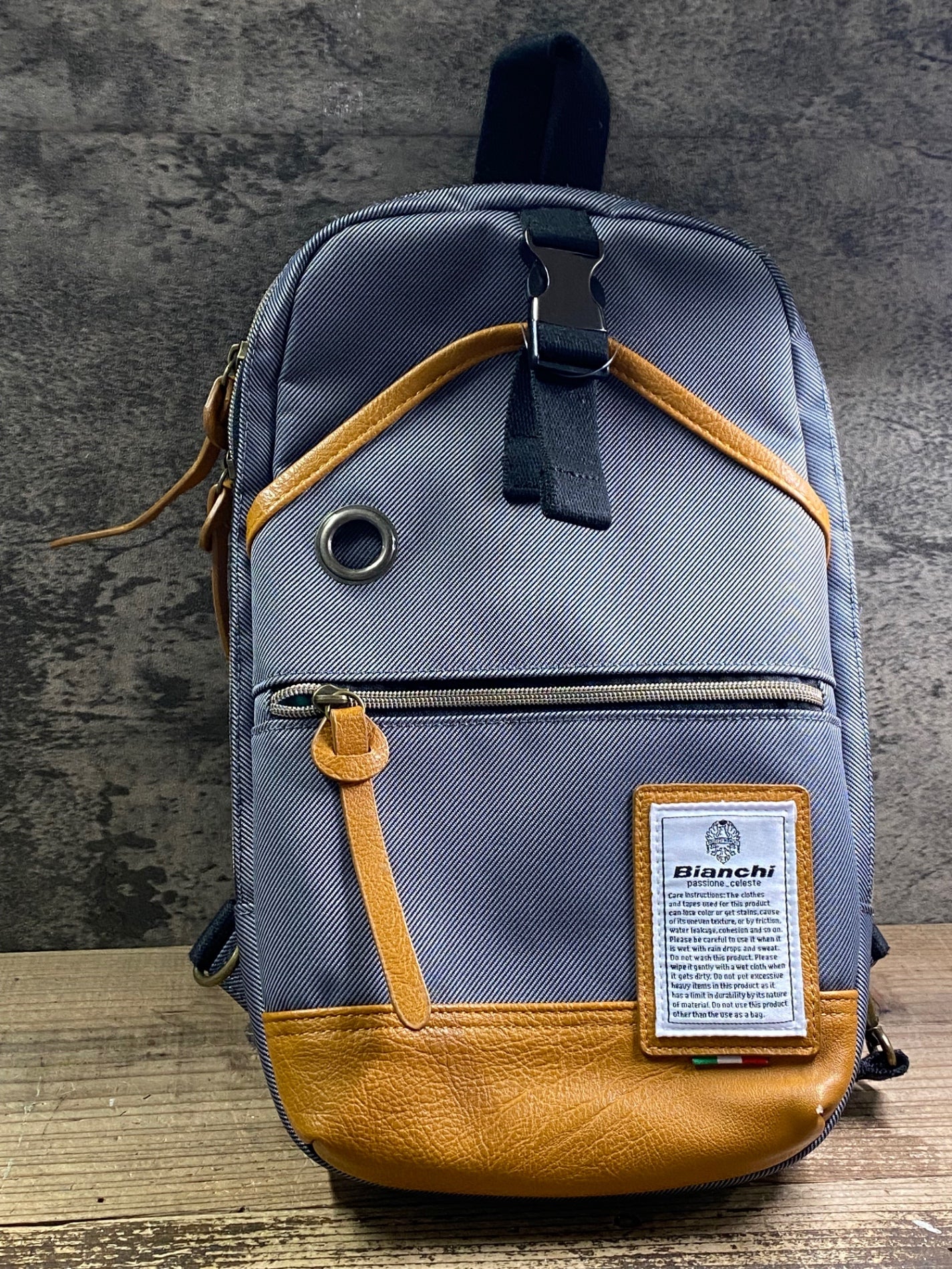 JC940 ビアンキ Bianchi ワンショルダーバッグ 紺 グレー