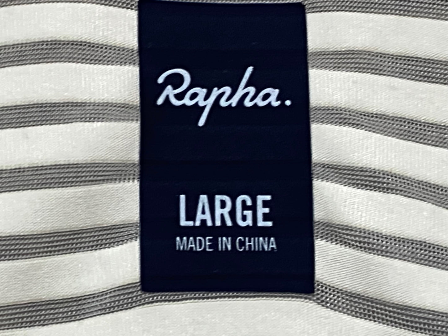 JD495 ラファ Rapha CARGO BIB SHORTS カーゴビブショーツ 白 濃紺 L