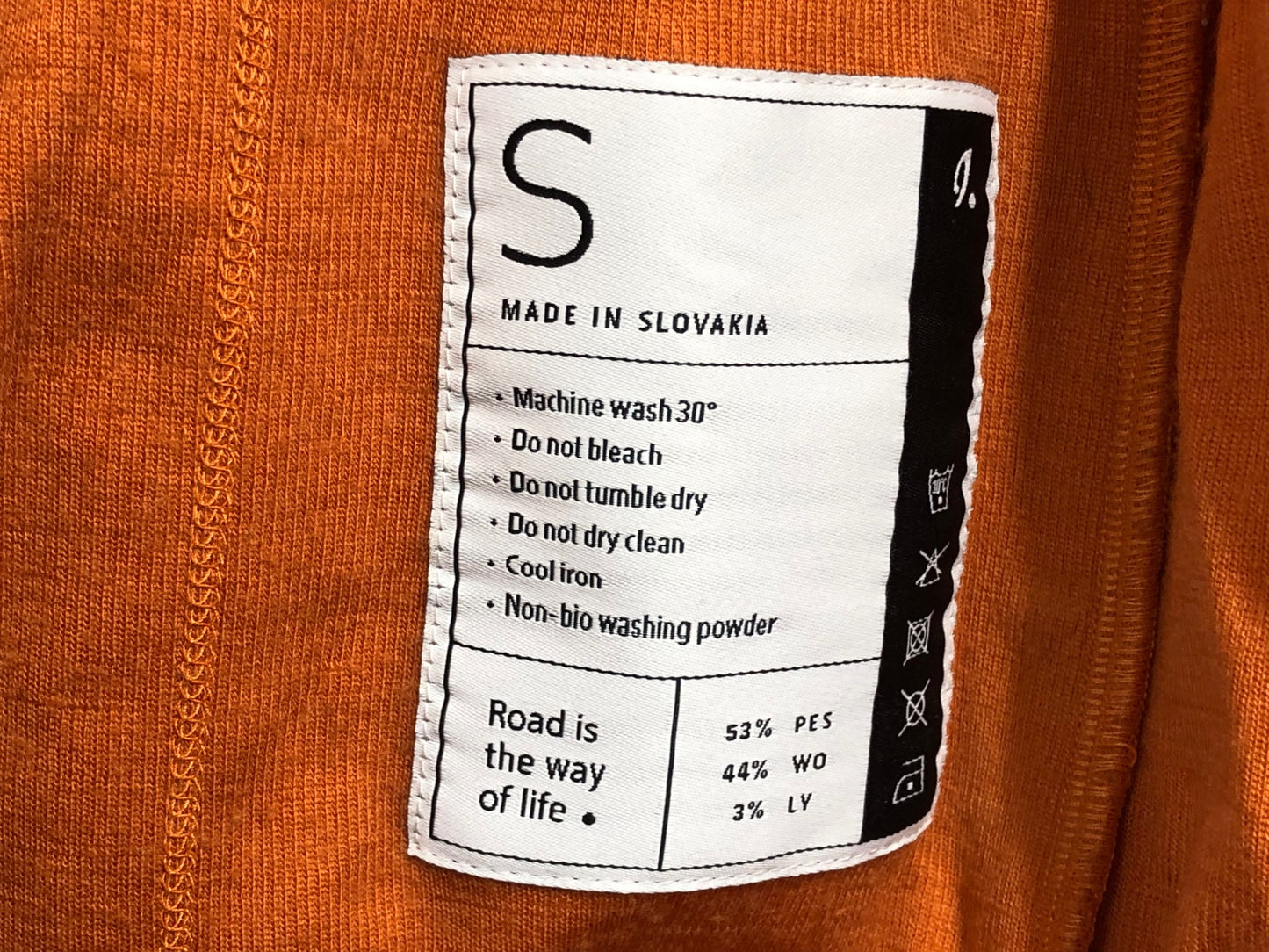 IS805 イザドア isadore 長袖 サイクルジャージ オレンジ S