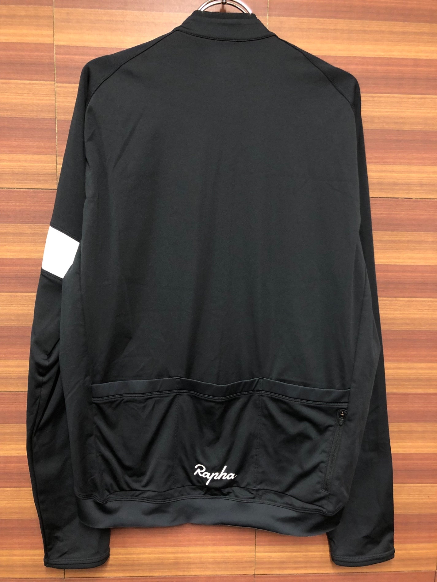 HZ149 ラファ Rapha CORE LONG SLEEVE JERSEY 長袖 サイクルジャージ 黒 XL 裏起毛