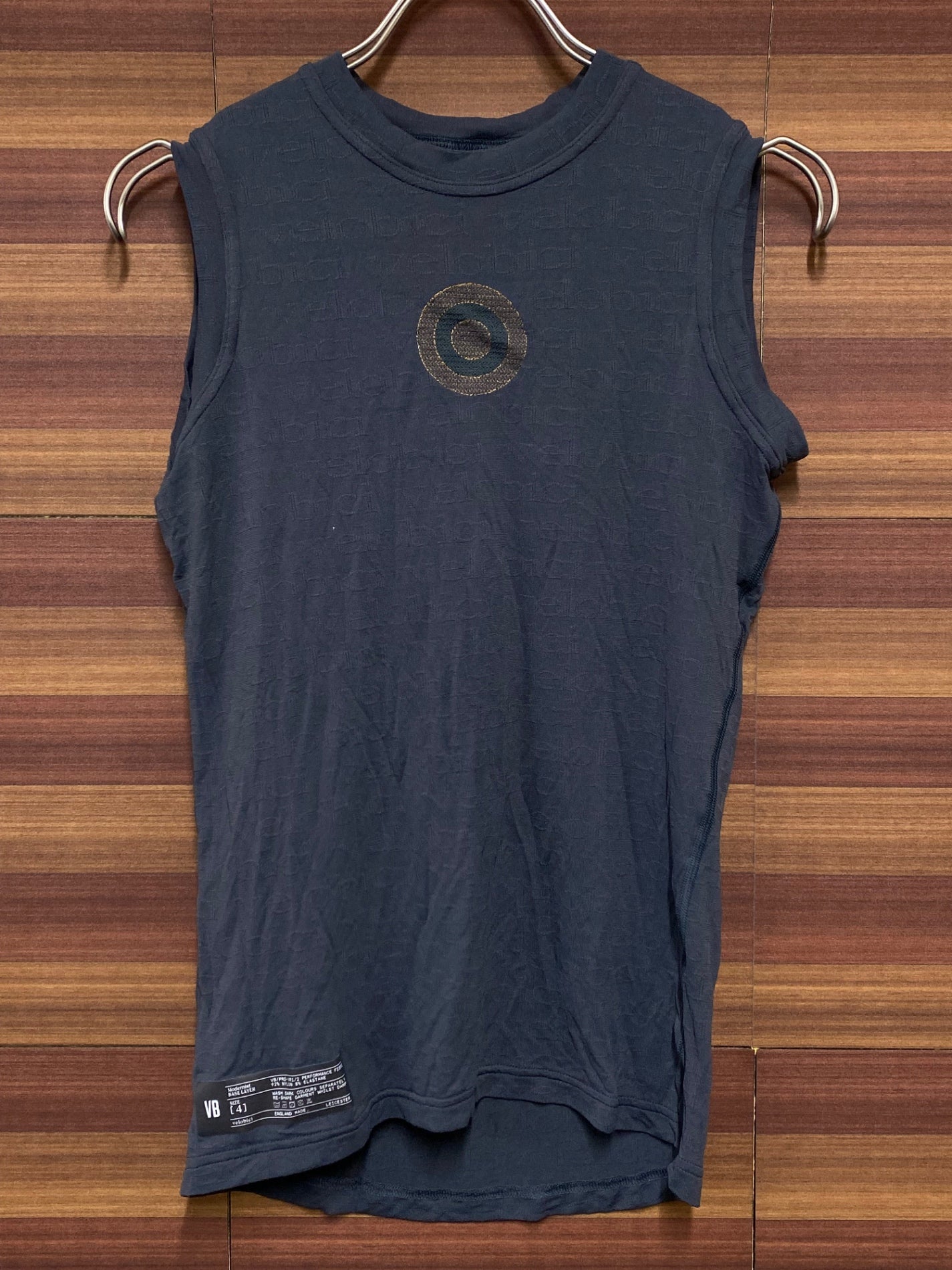 IO527 ヴェロビチ velobici MODERNIST BASE LAYER ベースレイヤー インナー ノースリーブ グレー 4