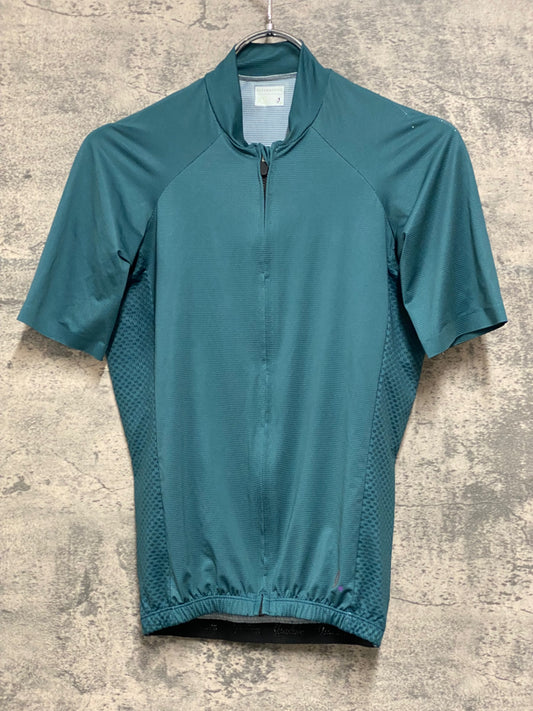 JB705 イザドア ISADORE サイクルジャージ 半袖 青みどり XS