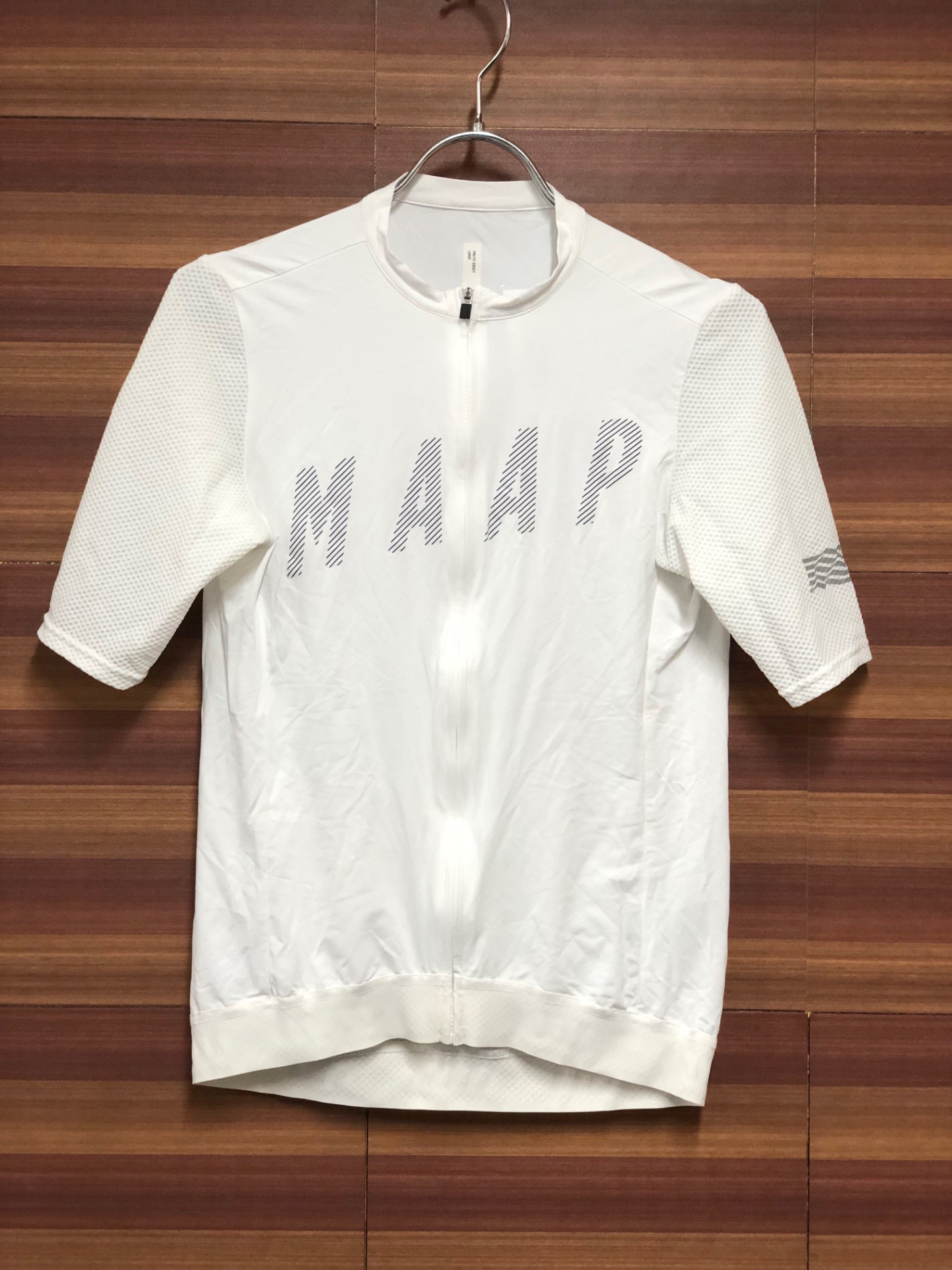 IK924 マープ MAAP PRO FIT JERSEY 半袖 サイクルジャージ 白 L