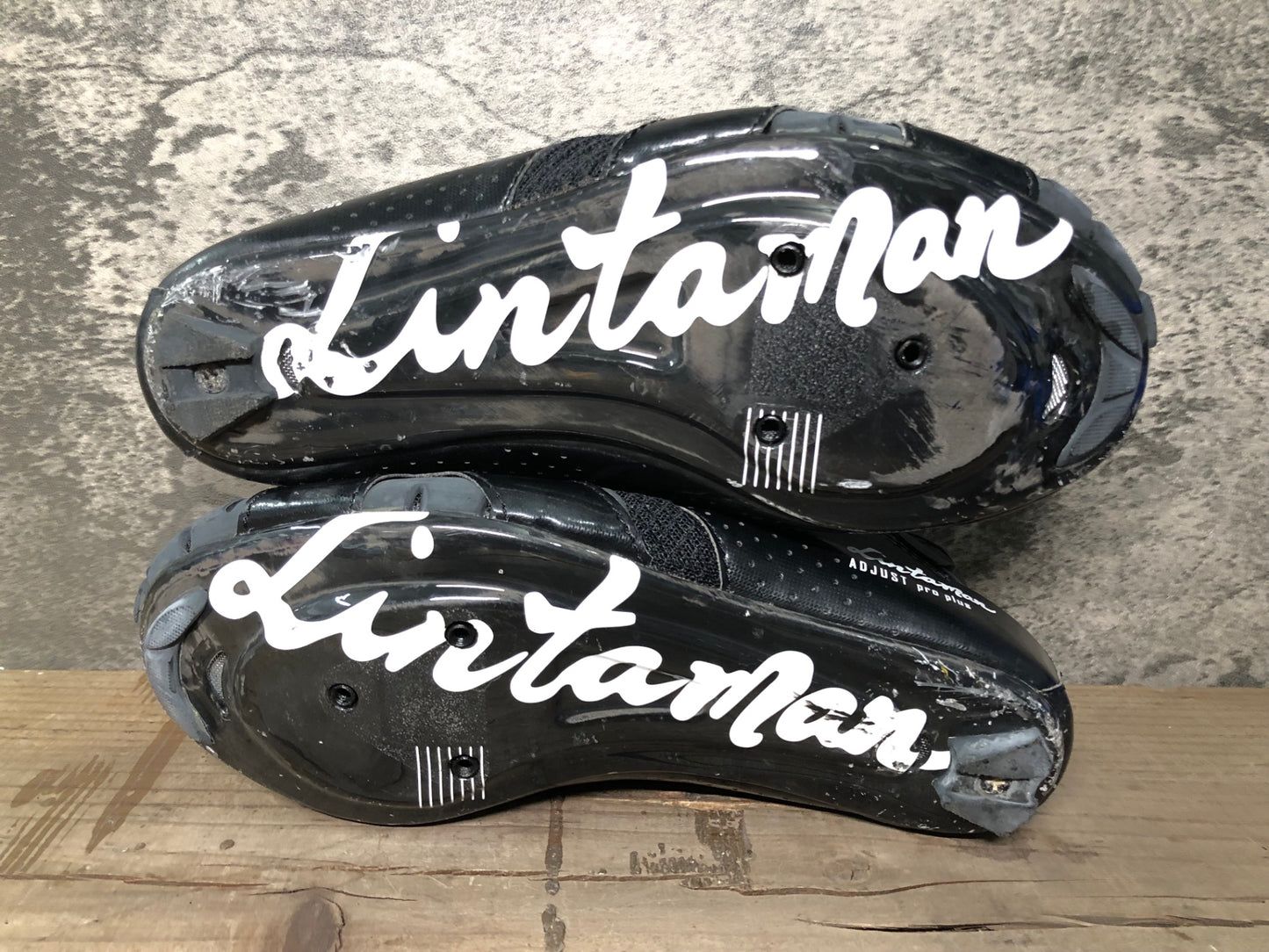 IM311 リンタマン Lintaman ADJUST PRO PLUS ビンディングシューズ 黒 EU39 SPD-SL つま先硬化