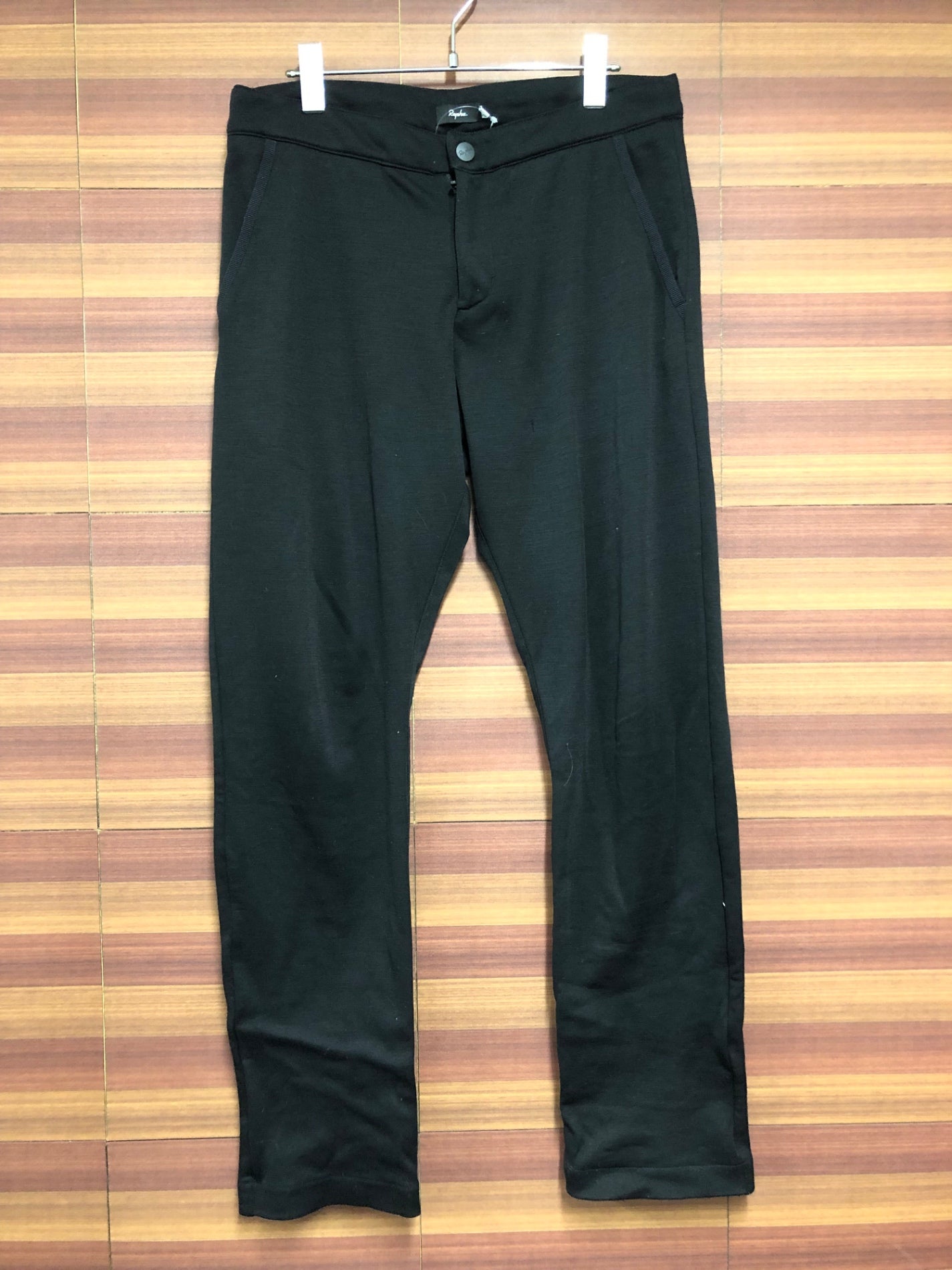 IE738 ラファ Rapha TRANSFER TROUSER 黒 ロングパンツ S