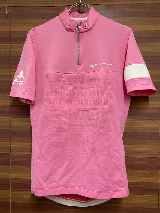 IQ360 ラファ Rapha Paul Smith CITY RIDING JERSEY 半袖サイクルジャージ ピンク S