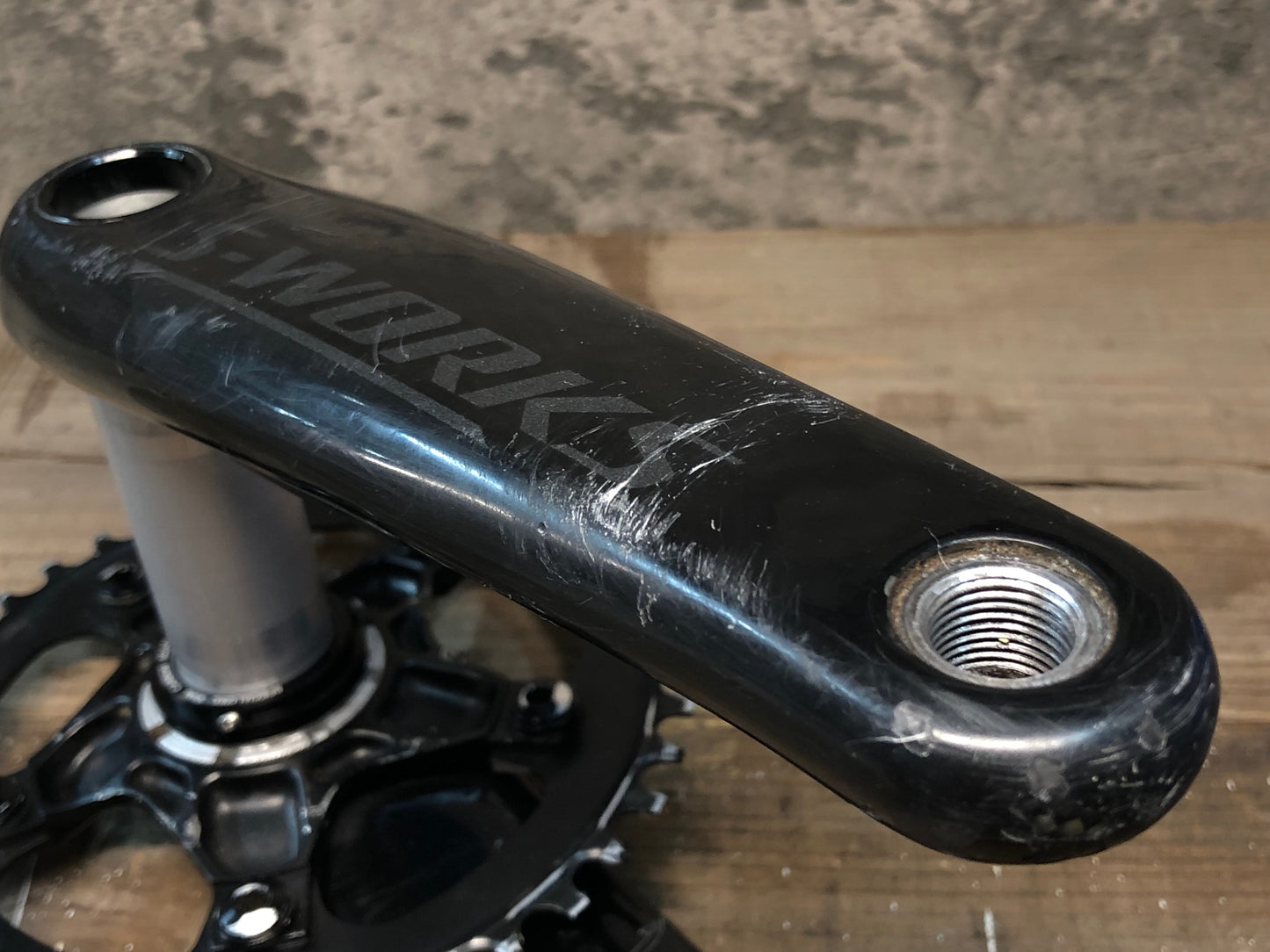 IN700 スペシャライズド SPECIALIZED S-WORKS POWER カーボン クランクセット 170mm PRAXIS 40T ナローワイド 動作確認済